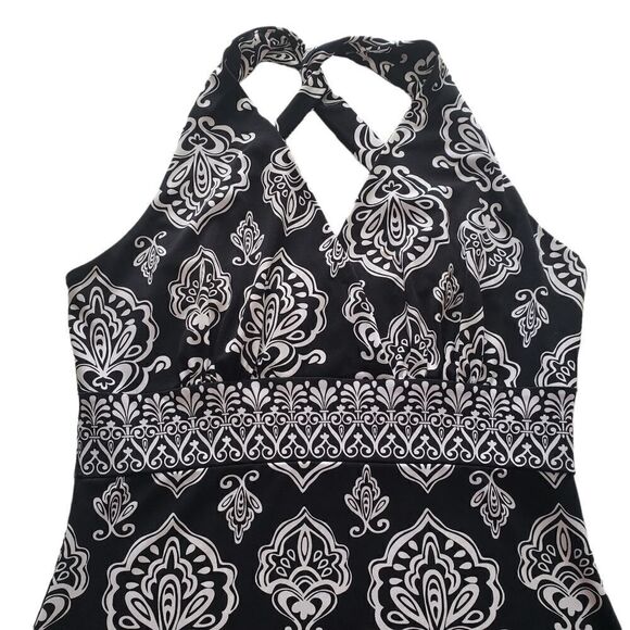 White House Black Market Signature Knits Twisted Back Straps Halter Top - Picture 4 of 12